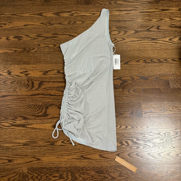 Reformation Jilian Knit Dress (Blue) - Picture 3 of 5